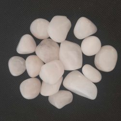 snow quartz tumblestones