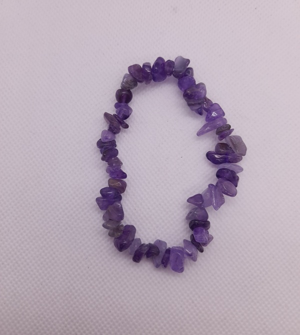 Amethyst Chip Bracelet