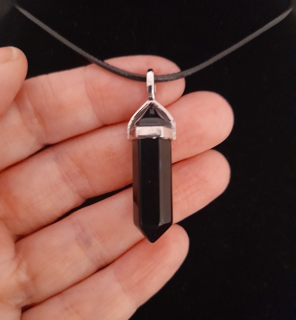Black Obsidian DT Pendant - Image 3