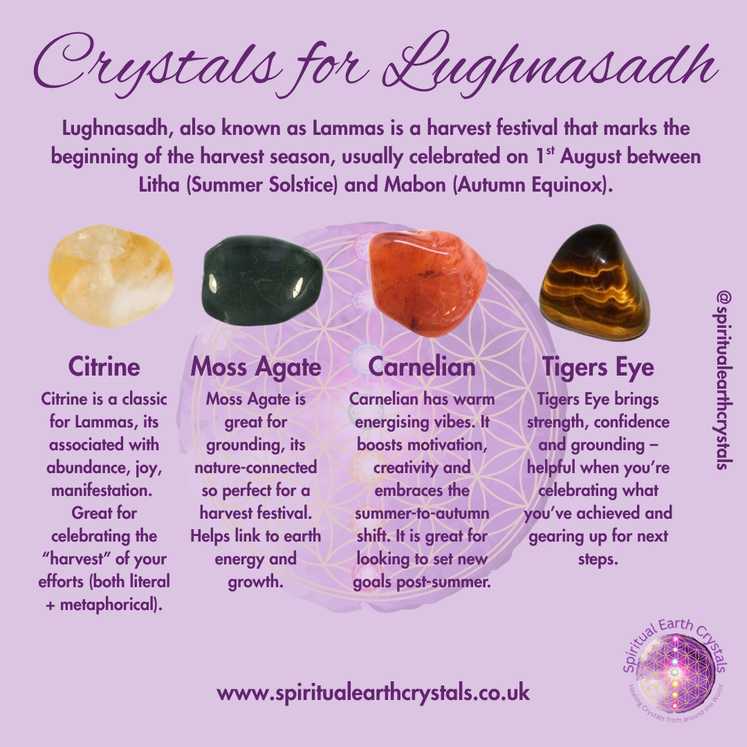 Crystals Set for Lughnasadh/Lammas (1 August)