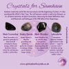Crystals Set for Samhain/Halloween (1 November)