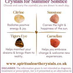 Crystals for Summer Solstice