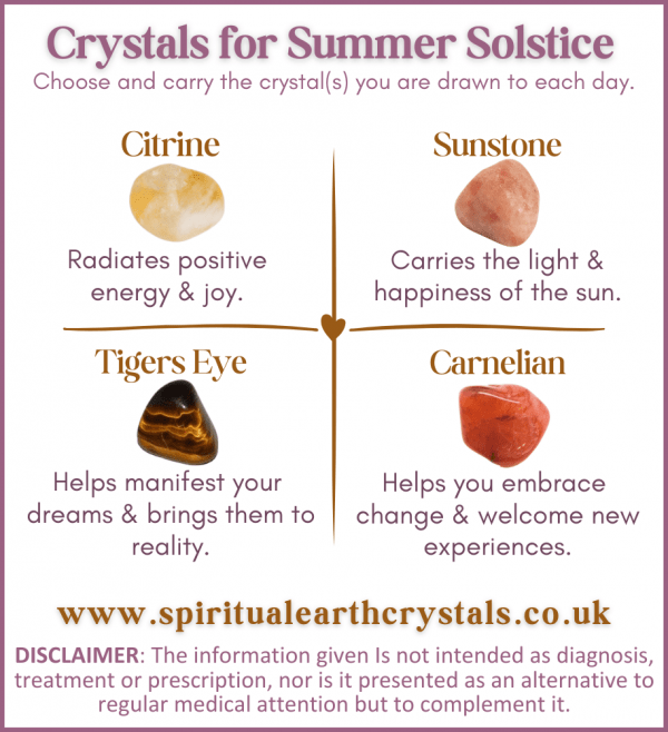Crystals for Summer Solstice