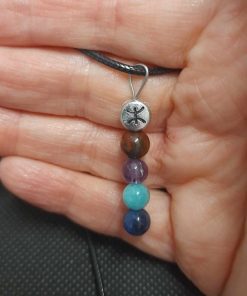 pisces crystal pendant