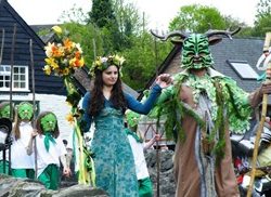 green man and may queen