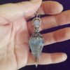 aquamarine orgone pendulum