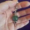 aventurine sphere pendulum