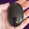 black obsidian palmstone