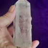 clear quartz tower