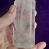 clear quartz tower