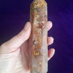 pink agate tower