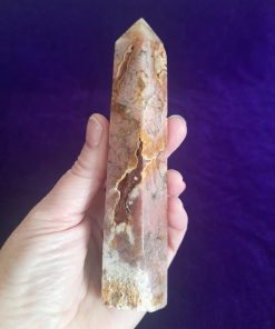 pink agate tower
