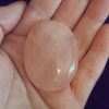 rose quartz palmstone