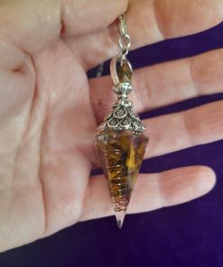 Tigers Eye Orgone Pendulum