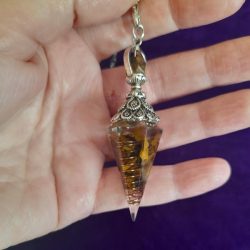 Tigers Eye Orgone Pendulum