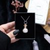 Rose Quartz Love Crystal Chip Potion Bottle Necklace