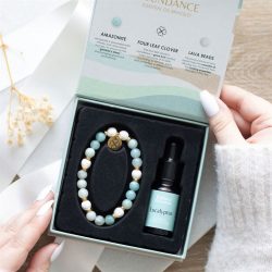 Amazonite Abundance Crystal Essential Oil Bracelet