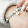 Amazonite Abundance Crystal Essential Oil Bracelet - Image 3