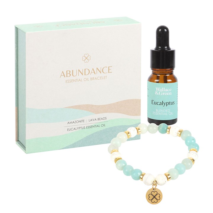 Amazonite Abundance Crystal Essential Oil Bracelet - Image 4