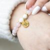 Rose Quartz Self Love Crystal Essential Oil Bracelet - Image 3