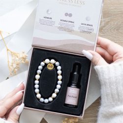 Howlite Stress Less Crystal Essential Oil Bracelet