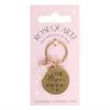 Rose Quartz The Magic Is In You Crystal Keyring