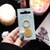 Clear Quartz Leave a Little Sparkle Crystal Keyring