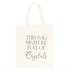 Full of Crystals Polycotton Tote Bag