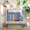 7 Chakra Energy Candle and Crystal Gift Set