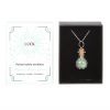 Aventurine Luck Crystal Chip Potion Bottle Necklace
