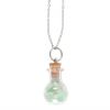 Aventurine Luck Crystal Chip Potion Bottle Necklace