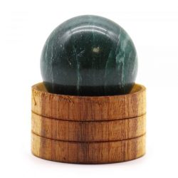 Jade 40mm Sphere with Stand