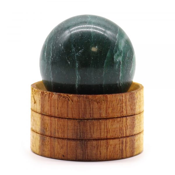 Jade 40mm Sphere with Stand