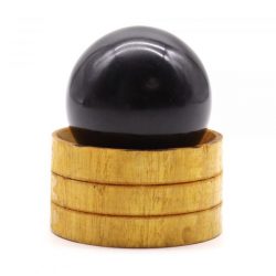 Black Tourmaline 40mm Sphere with Stand