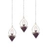 Amethyst and Clear Quartz Lantern of Life Pendulum