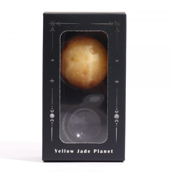 yellow jade planet sphere