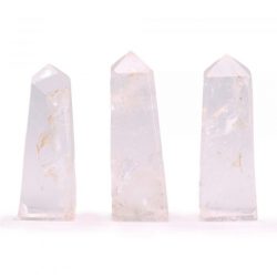 Clear Quartz Set of 3 Obelisk Points