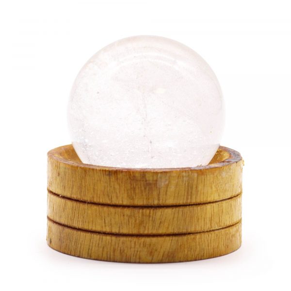 Clear Quartz 50mm Sphere with Stand