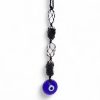 Protection Hanging Stones Pendant - Black Tourmaline, Selenite and Evil Eye