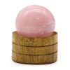 Rose Quartz 40mm Sphere with Stand