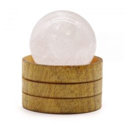 Clear Quartz 40mm Sphere with Stand
