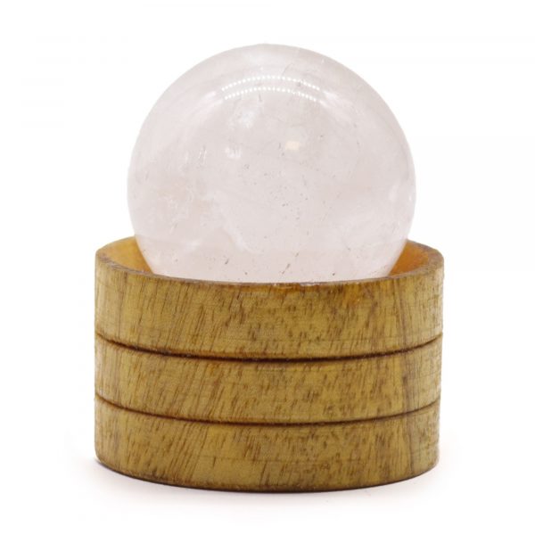Clear Quartz 40mm Sphere with Stand