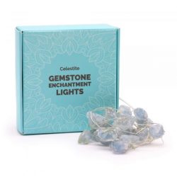 celestite gemstone lights