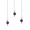 Amethyst Faceted Sphere Pendulum