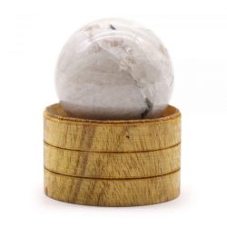 Rainbow Moonstone 40mm Sphere with Stand