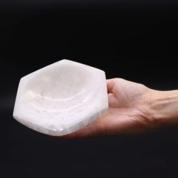 Selenite Hexagonal Bowl
