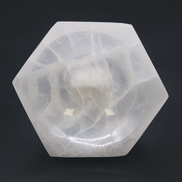 Selenite Hexagonal Bowl