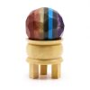 7 chakra faceted sphere