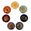 7 Chakra Round Shape Stones Set - Small