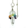 Clear Quartz and 7 Chakra Magic Pendulum